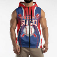 Puerto Rico Baseball Custom Sleeveless Zip Hoodie Unique Style
