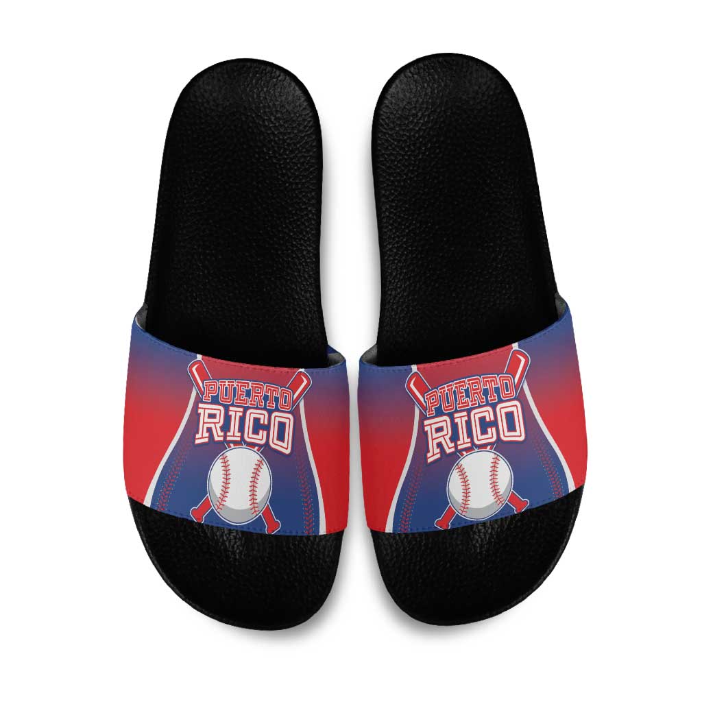 Puerto Rico Baseball Slide Sandals Unique Style