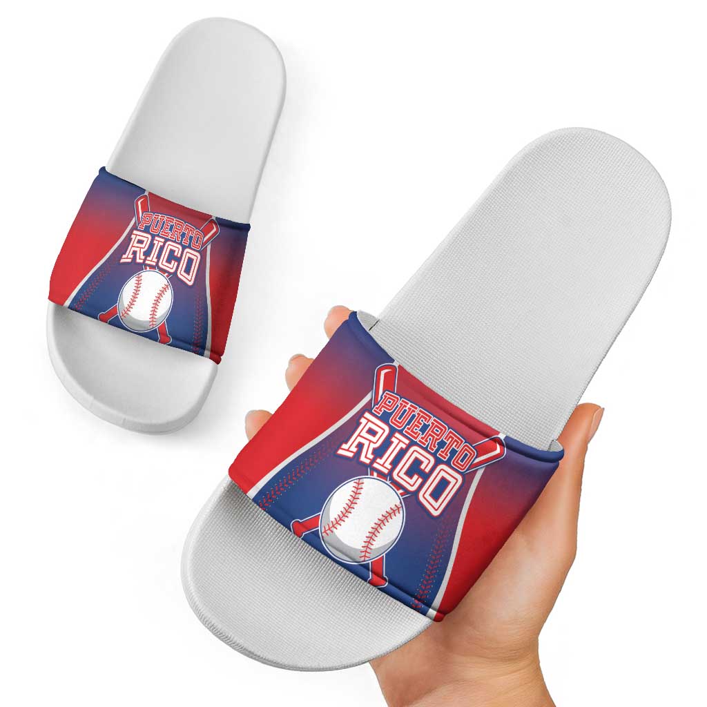 Puerto Rico Baseball Slide Sandals Unique Style