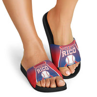 Puerto Rico Baseball Slide Sandals Unique Style
