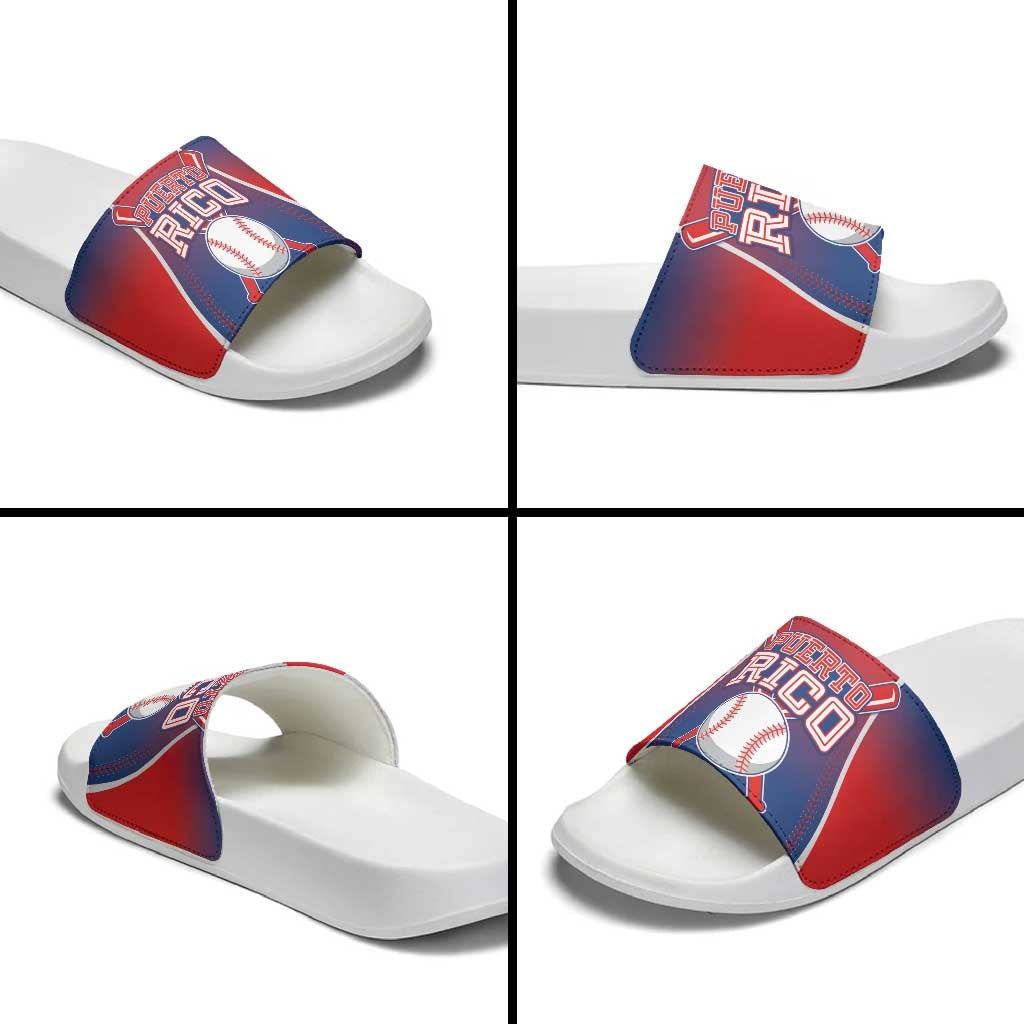 Puerto Rico Baseball Slide Sandals Unique Style