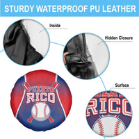 Puerto Rico Baseball Spare Tire Cover Unique Style