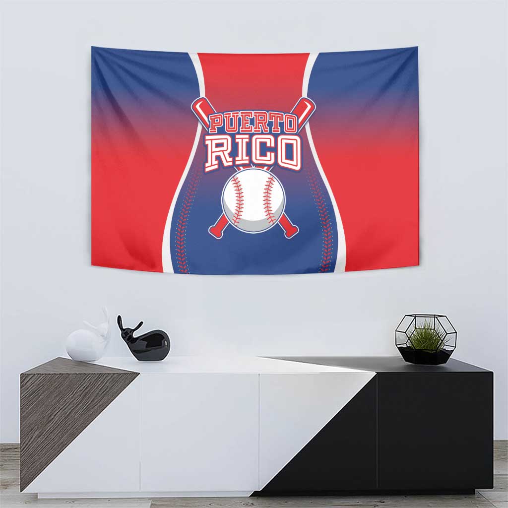 Puerto Rico Baseball Tapestry Unique Style