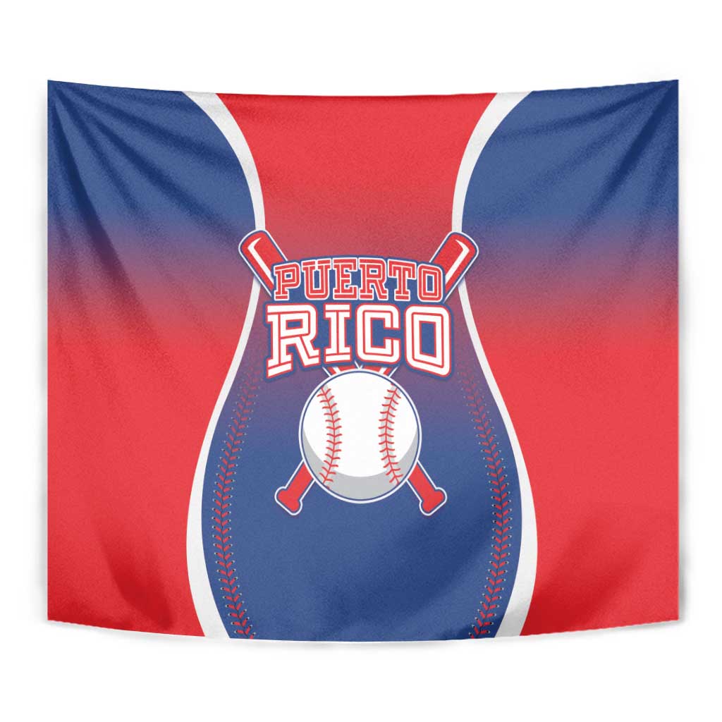 Puerto Rico Baseball Tapestry Unique Style