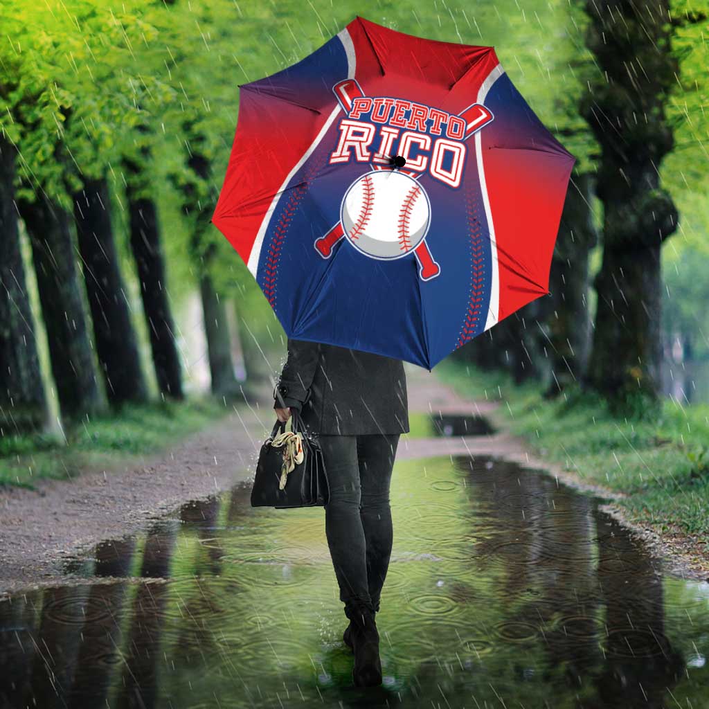Puerto Rico Baseball Umbrella Unique Style