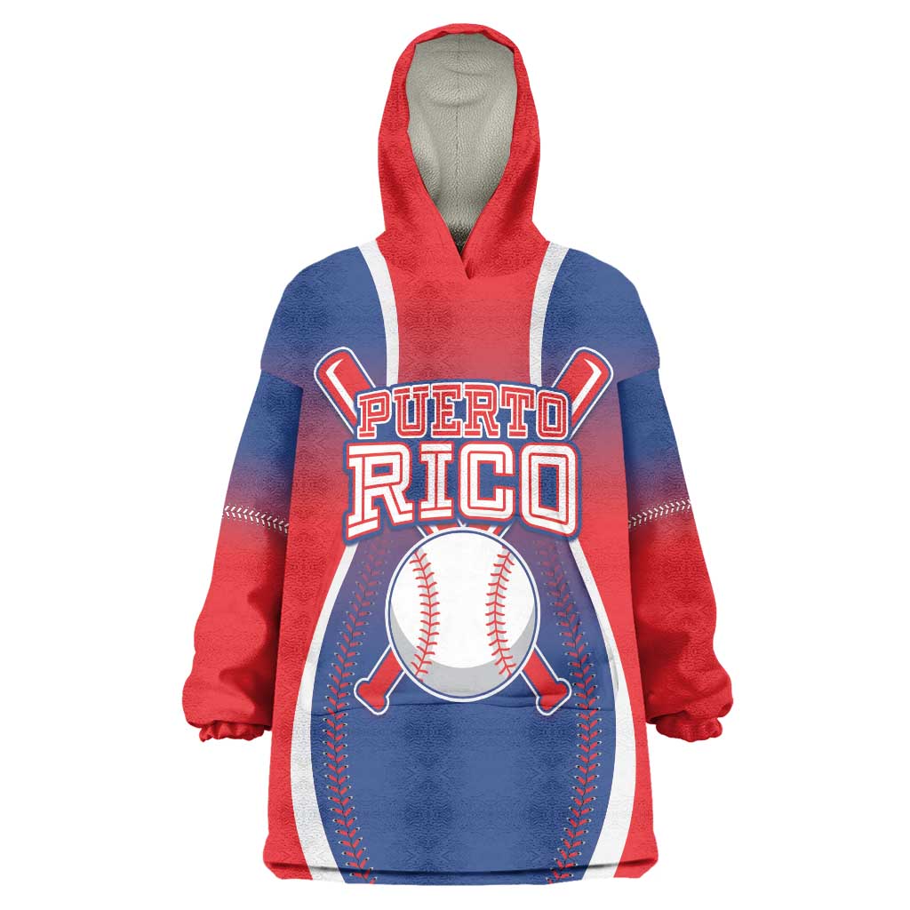 Puerto Rico Baseball Custom Wearable Blanket Hoodie Unique Style