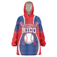 Puerto Rico Baseball Custom Wearable Blanket Hoodie Unique Style