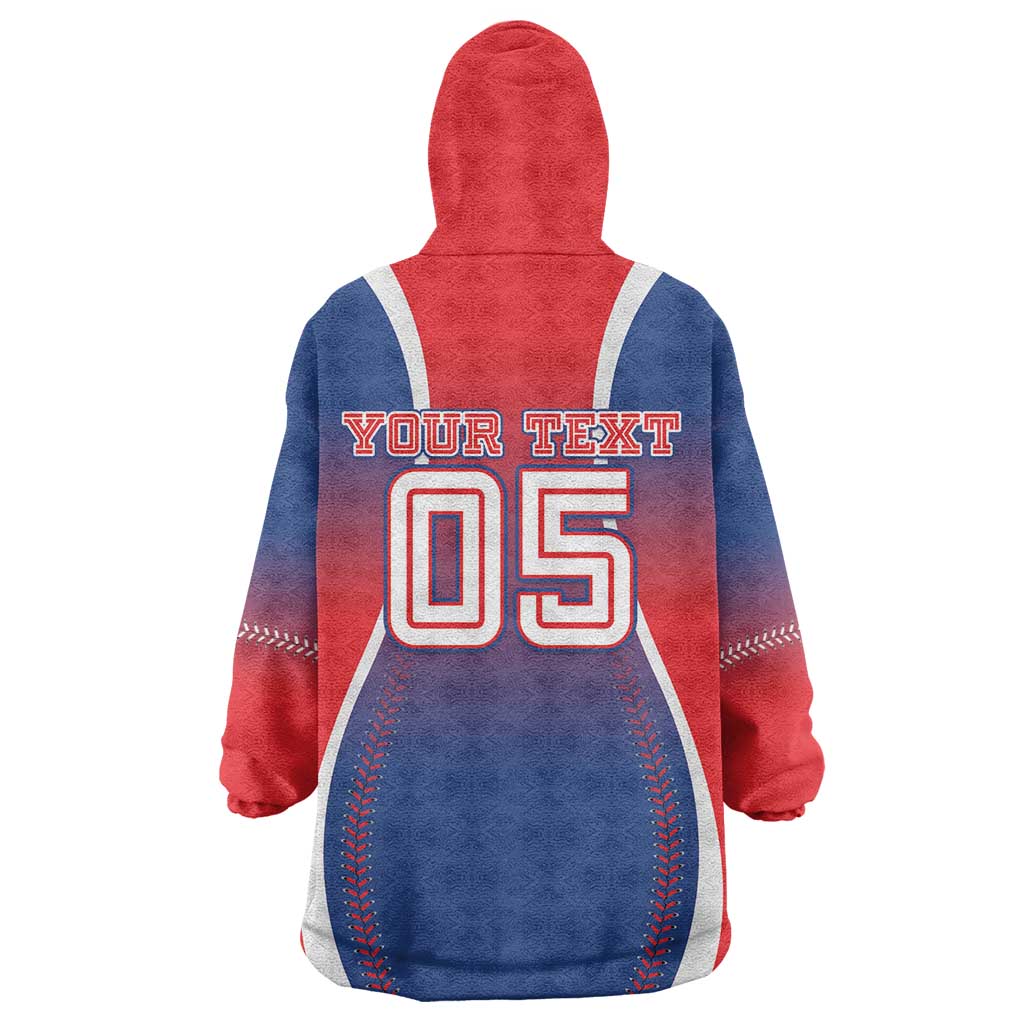 Puerto Rico Baseball Custom Wearable Blanket Hoodie Unique Style