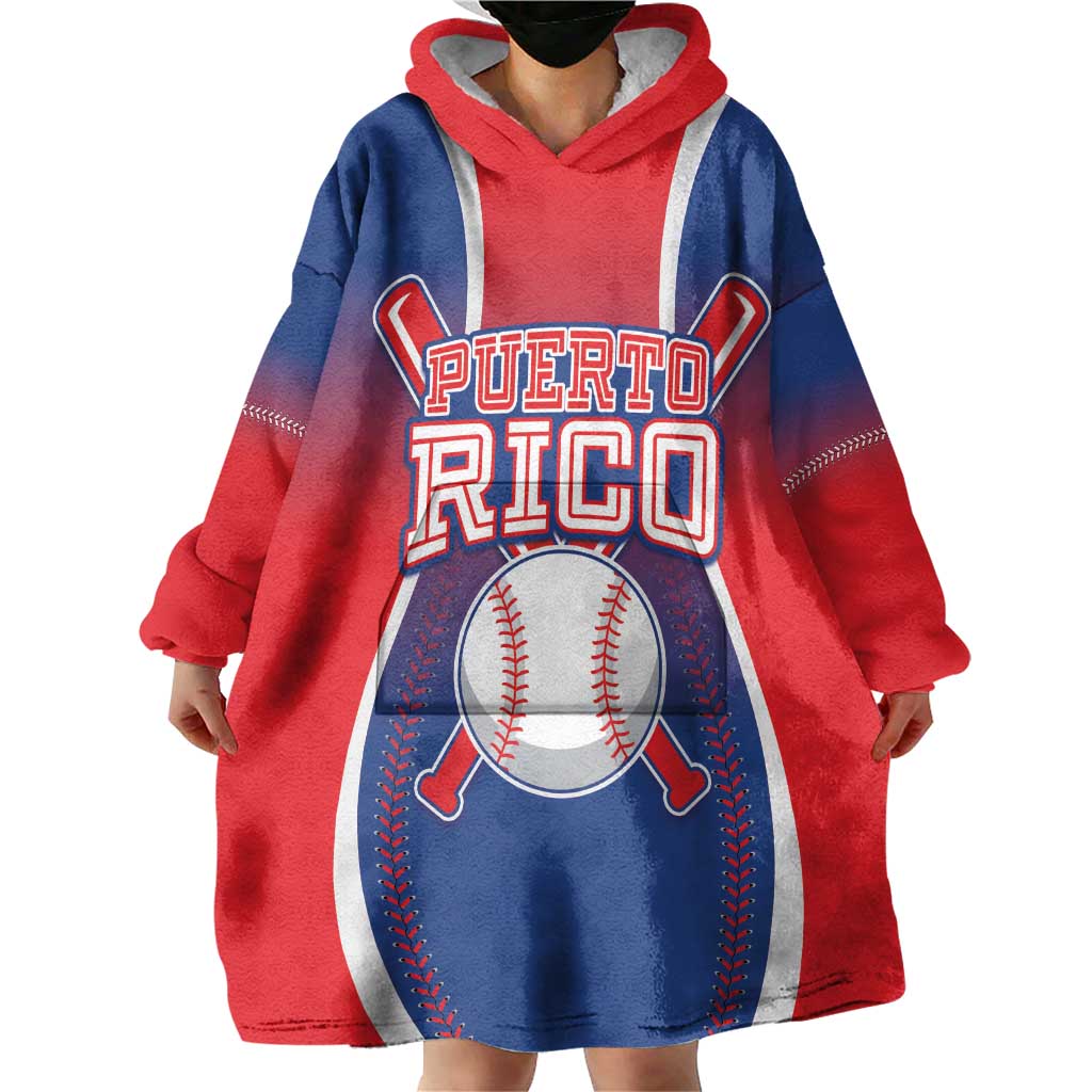 Puerto Rico Baseball Custom Wearable Blanket Hoodie Unique Style