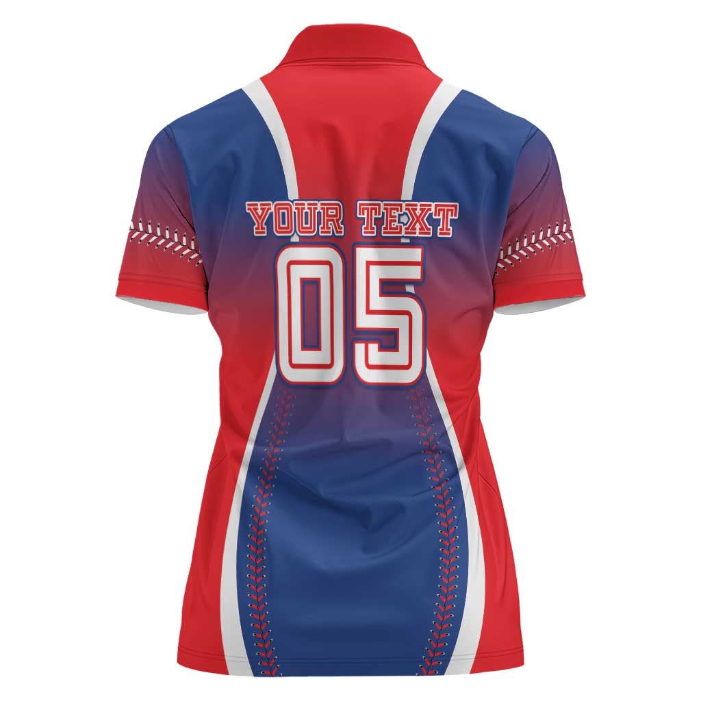Puerto Rico Baseball Custom Women Polo Shirt Unique Style