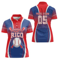 Puerto Rico Baseball Custom Women Polo Shirt Unique Style