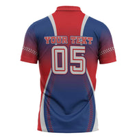 Puerto Rico Baseball Custom Zipper Polo Shirt Unique Style