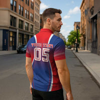 Puerto Rico Baseball Custom Zipper Polo Shirt Unique Style