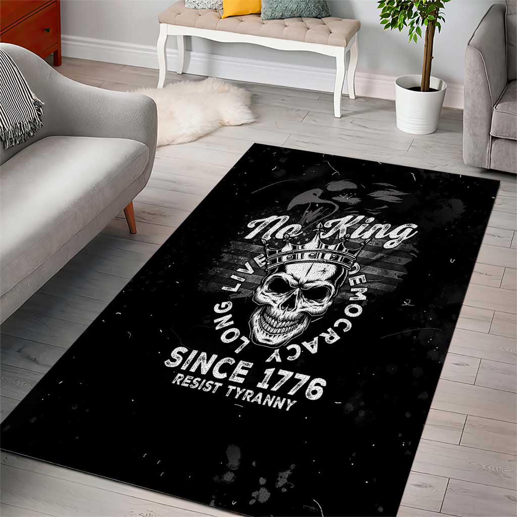 No Kings In America Area Rug Resist Tyranny - Wonder Print Shop