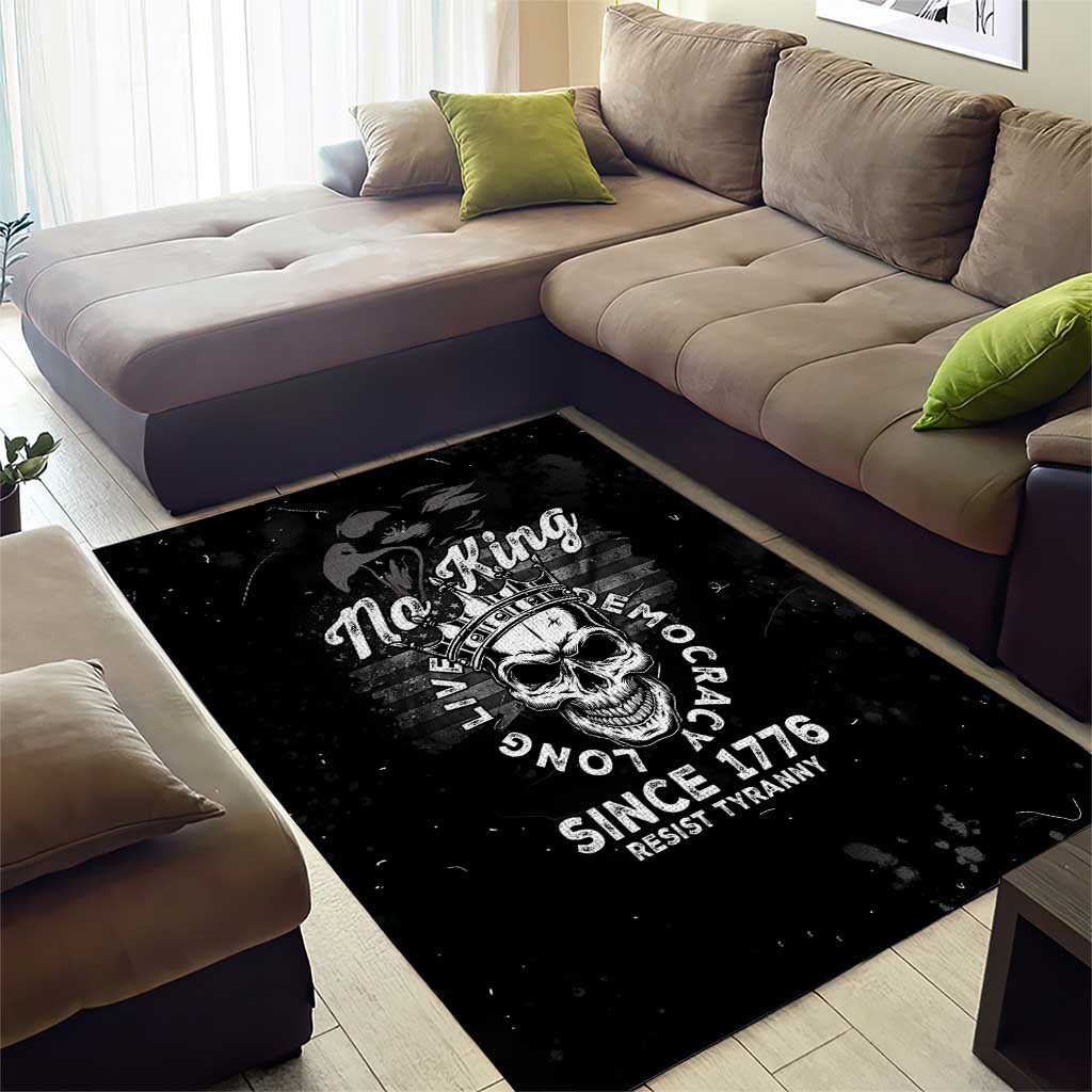 No Kings In America Area Rug Resist Tyranny - Wonder Print Shop