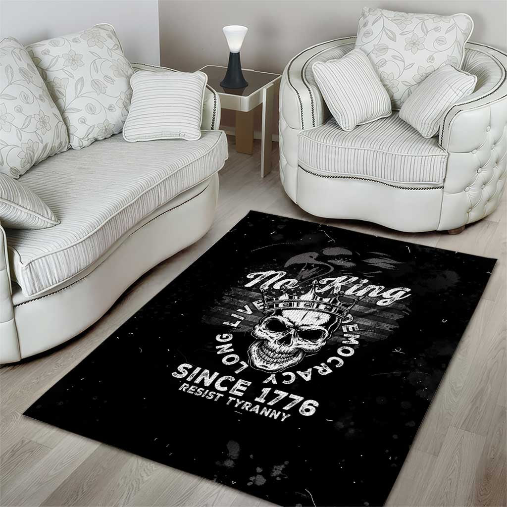 No Kings In America Area Rug Resist Tyranny - Wonder Print Shop
