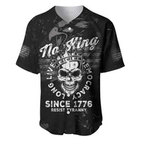 No Kings In America Baseball Jersey Resist Tyranny - Wonder Print Shop