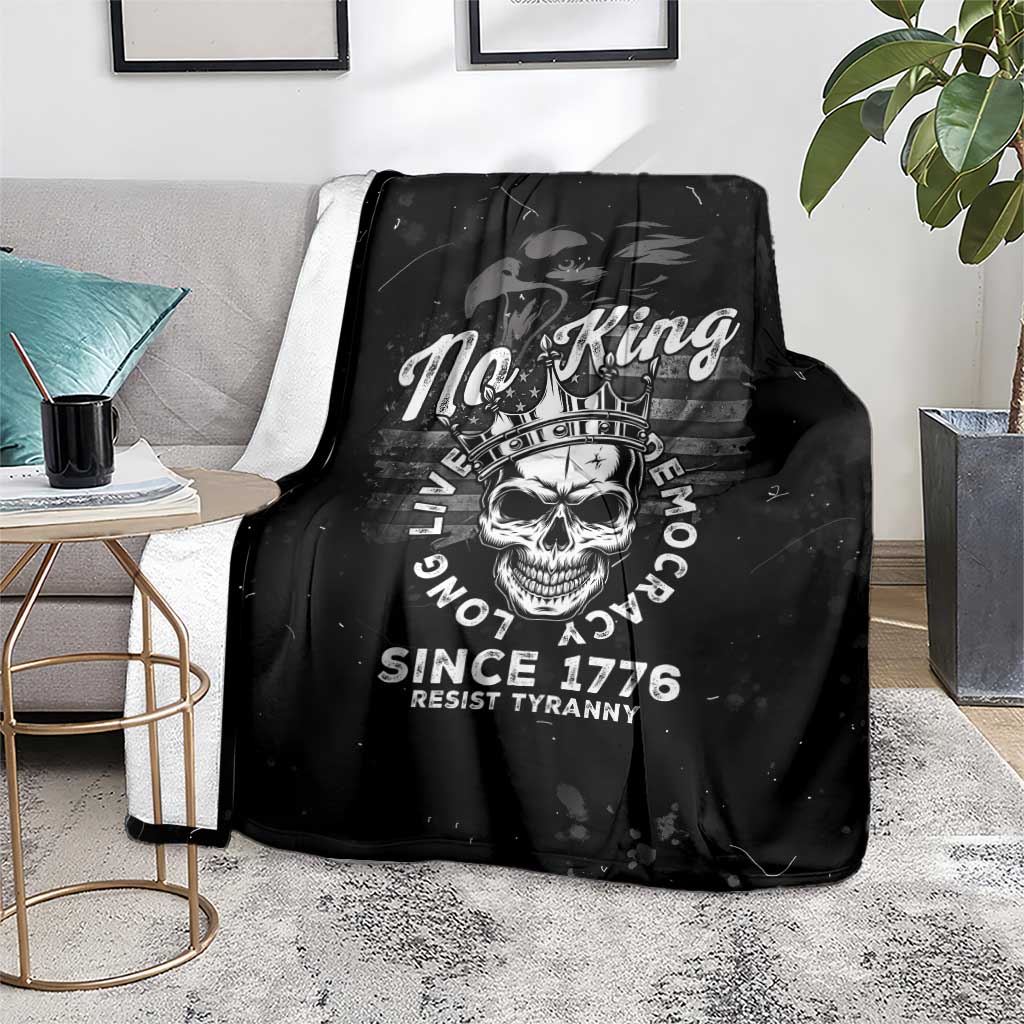 No Kings In America Blanket Resist Tyranny - Wonder Print Shop