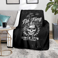No Kings In America Blanket Resist Tyranny - Wonder Print Shop