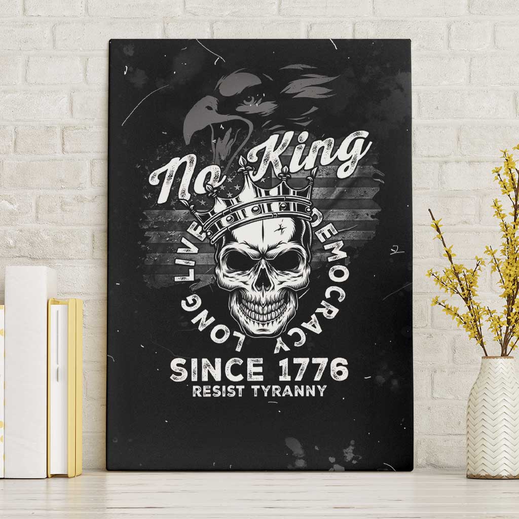 No Kings In America Canvas Wall Art Resist Tyranny - Wonder Print Shop