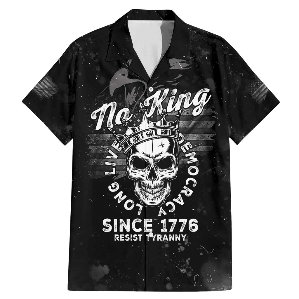 No Kings In America Family Matching Mermaid Dress and Hawaiian Shirt Resist Tyranny - Wonder Print Shop