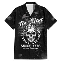No Kings In America Family Matching Mermaid Dress and Hawaiian Shirt Resist Tyranny - Wonder Print Shop