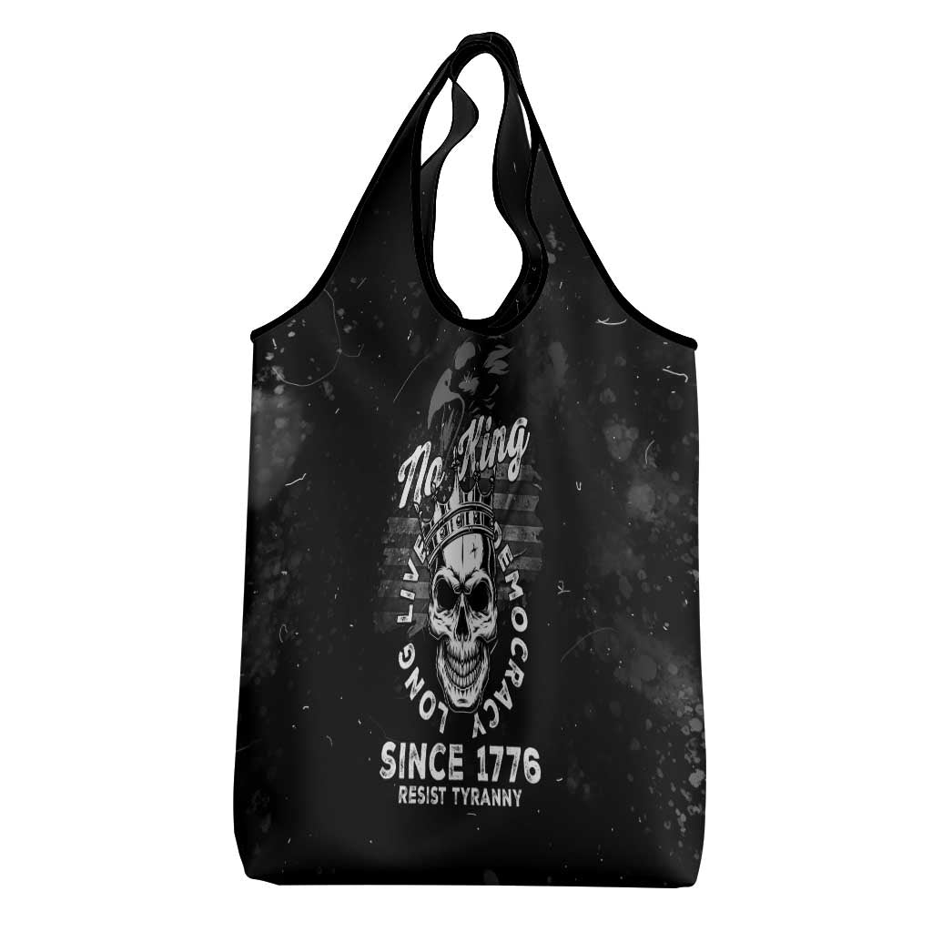 No Kings In America Grocery Bag Resist Tyranny - Wonder Print Shop