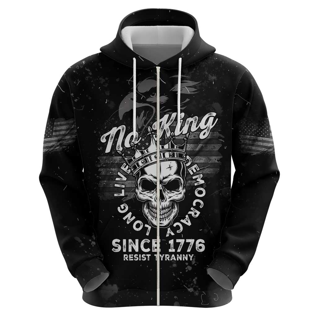 No Kings In America Hoodie Resist Tyranny - Wonder Print Shop