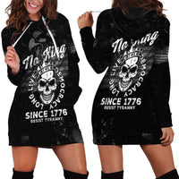 No Kings In America Hoodie Dress Resist Tyranny - Wonder Print Shop