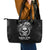 No Kings In America Leather Tote Bag Resist Tyranny - Wonder Print Shop