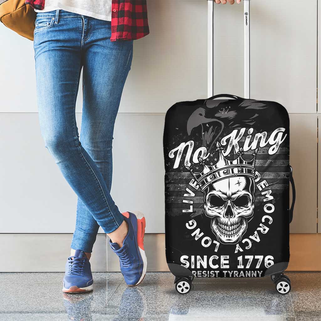 No Kings In America Luggage Cover Resist Tyranny - Wonder Print Shop