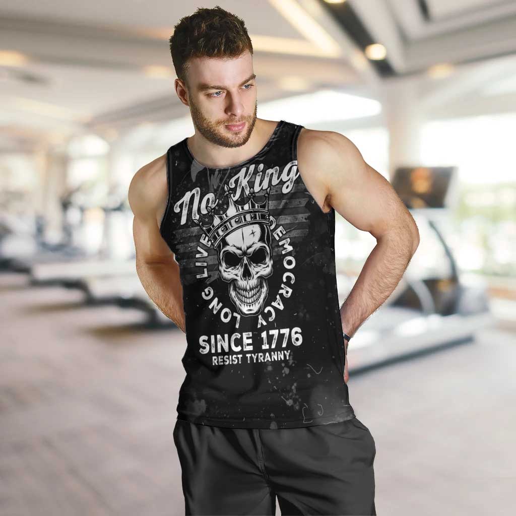 No Kings In America Men Tank Top Resist Tyranny - Wonder Print Shop
