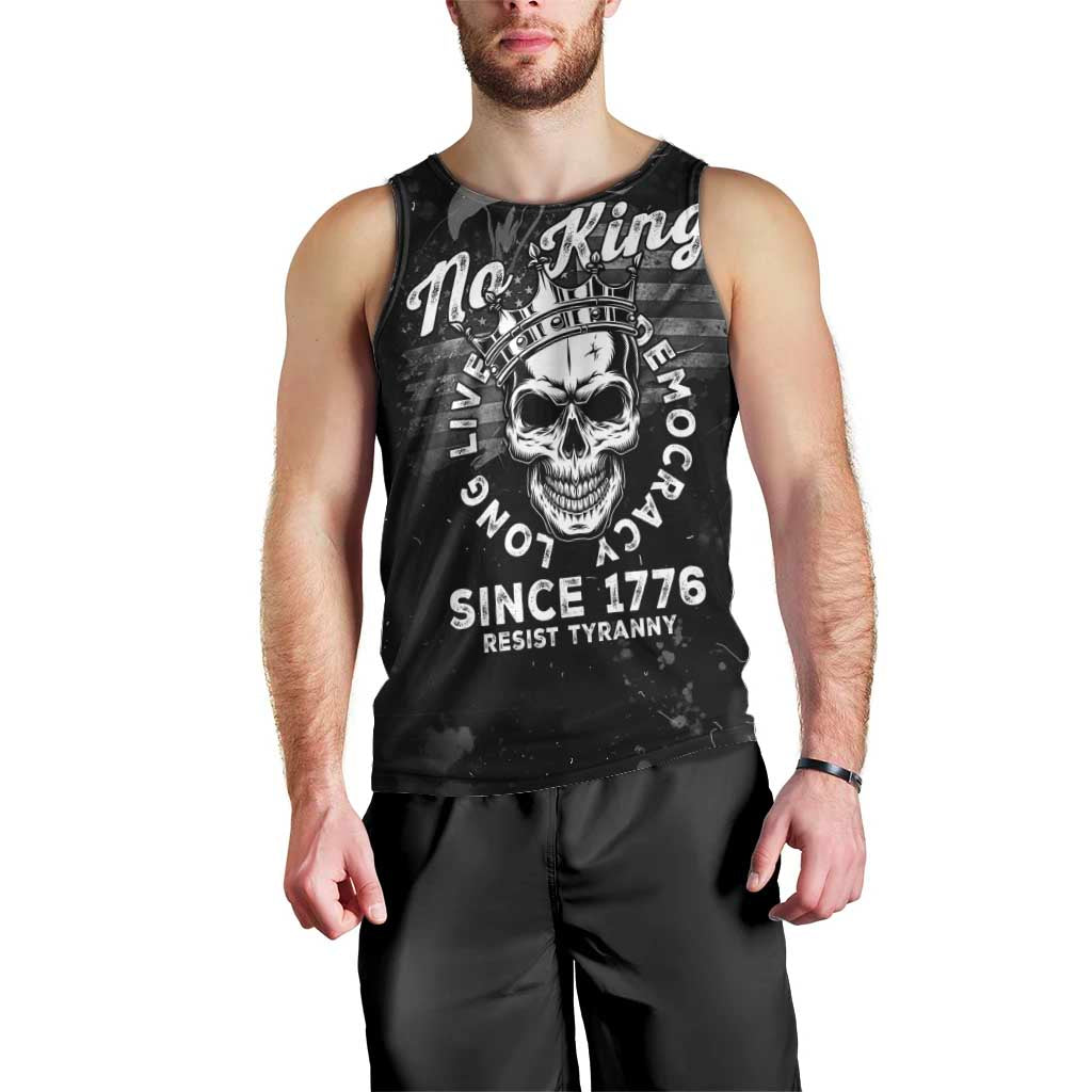 No Kings In America Men Tank Top Resist Tyranny - Wonder Print Shop