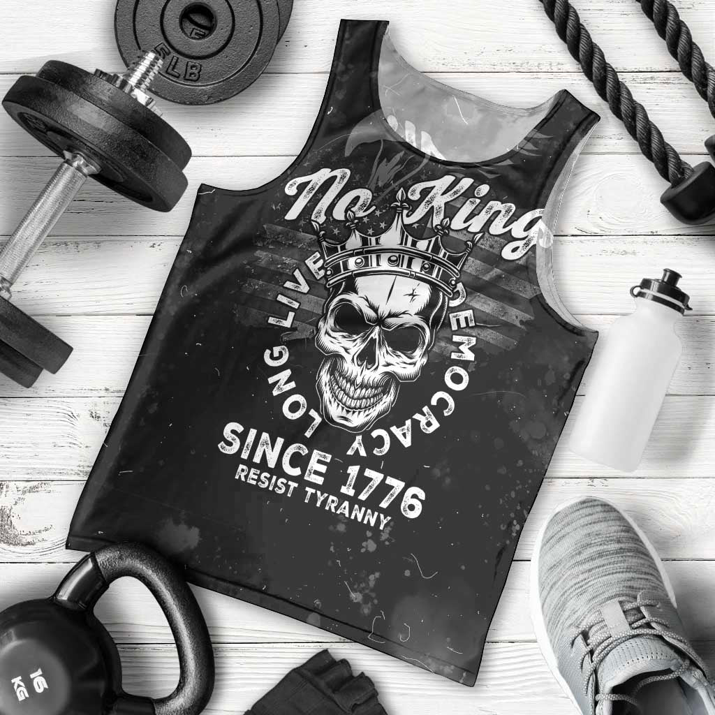No Kings In America Men Tank Top Resist Tyranny - Wonder Print Shop