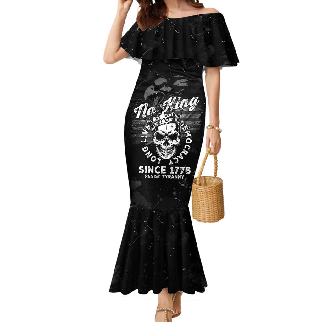 No Kings In America Mermaid Dress Resist Tyranny - Wonder Print Shop