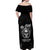 No Kings In America Off Shoulder Maxi Dress Resist Tyranny - Wonder Print Shop