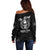 No Kings In America Off Shoulder Sweater Resist Tyranny - Wonder Print Shop