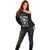 No Kings In America Off Shoulder Sweater Resist Tyranny - Wonder Print Shop