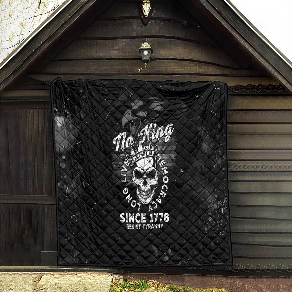 No Kings In America Quilt Resist Tyranny - Wonder Print Shop