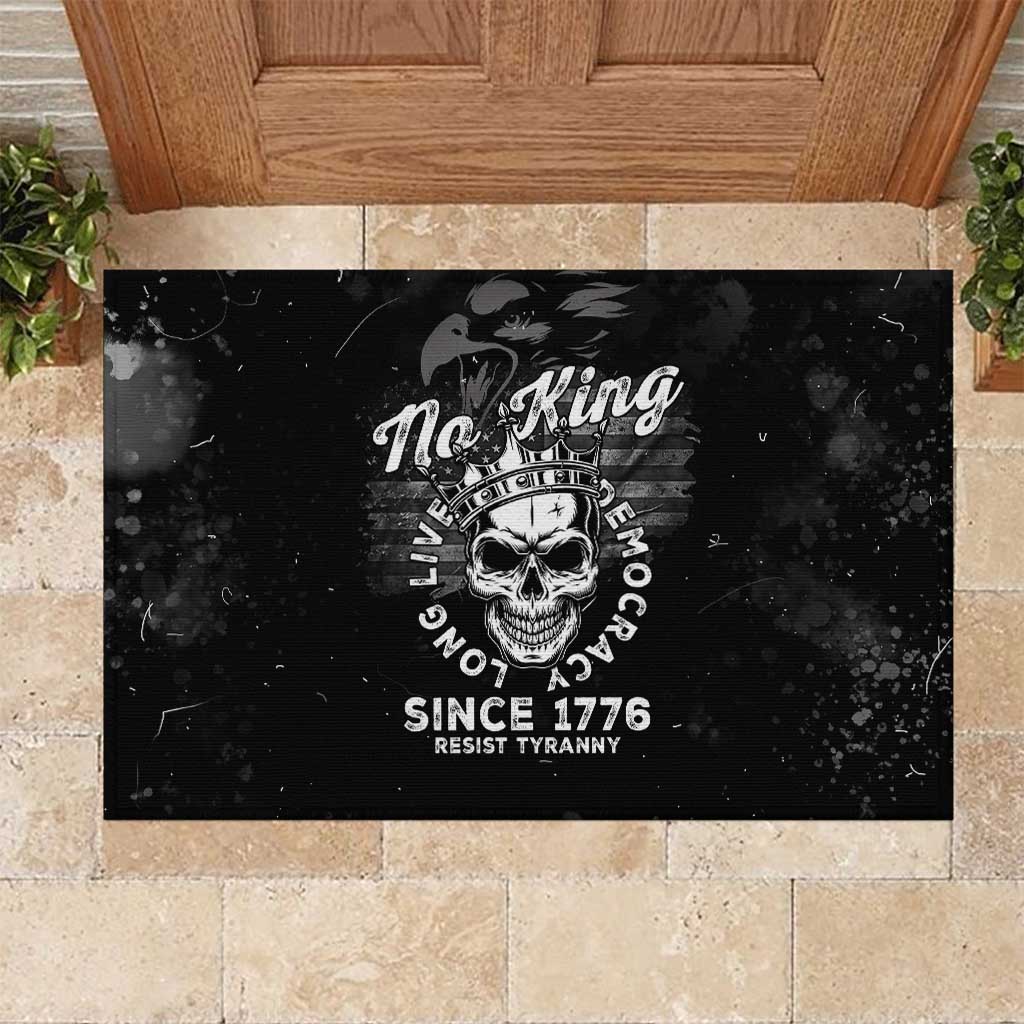 No Kings In America Rubber Doormat Resist Tyranny - Wonder Print Shop