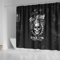 No Kings In America Shower Curtain Resist Tyranny - Wonder Print Shop