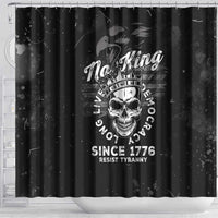 No Kings In America Shower Curtain Resist Tyranny - Wonder Print Shop
