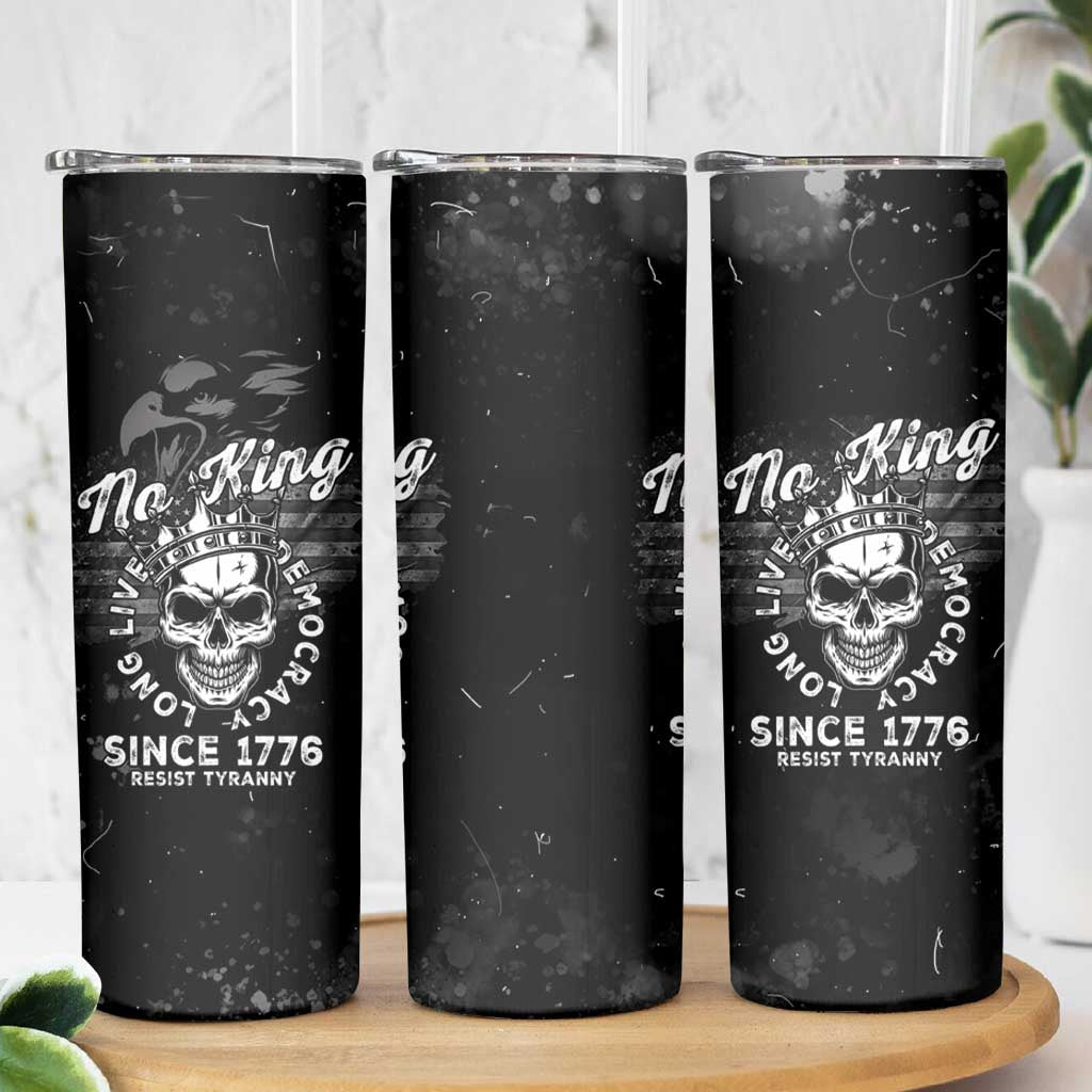 No Kings In America Skinny Tumbler Resist Tyranny - Wonder Print Shop