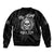 No Kings In America Sleeve Zip Bomber Jacket Resist Tyranny - Wonder Print Shop