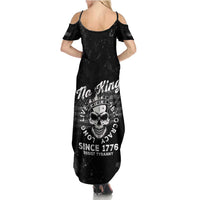 No Kings In America Summer Maxi Dress Resist Tyranny - Wonder Print Shop