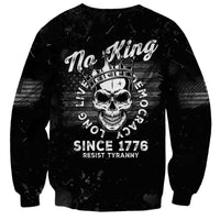 No Kings In America Sweatshirt Resist Tyranny - Wonder Print Shop
