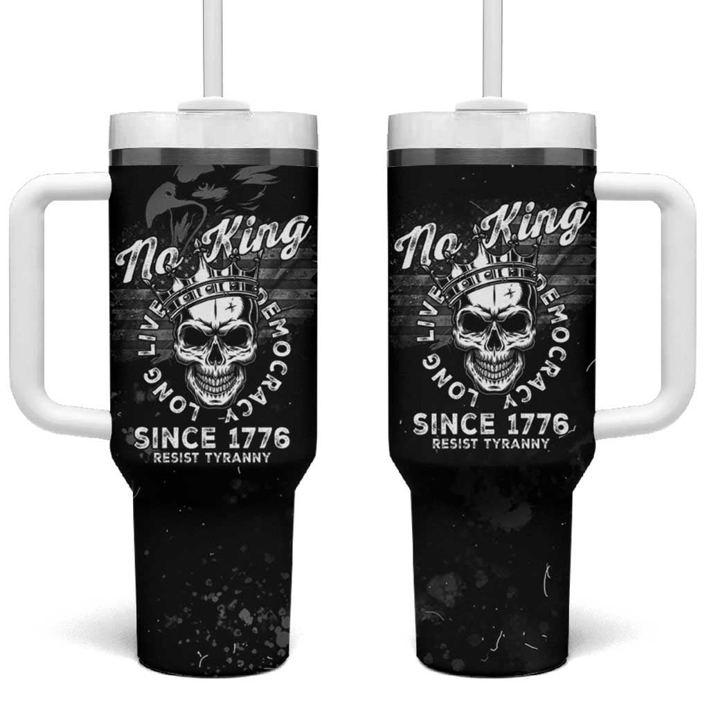 No Kings In America Tumbler With Handle Resist Tyranny - Wonder Print Shop