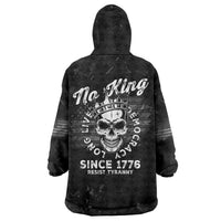 No Kings In America Wearable Blanket Hoodie Resist Tyranny - Wonder Print Shop