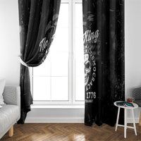 No Kings In America Window Curtain Resist Tyranny - Wonder Print Shop