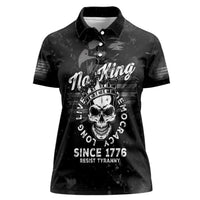 No Kings In America Women Polo Shirt Resist Tyranny - Wonder Print Shop
